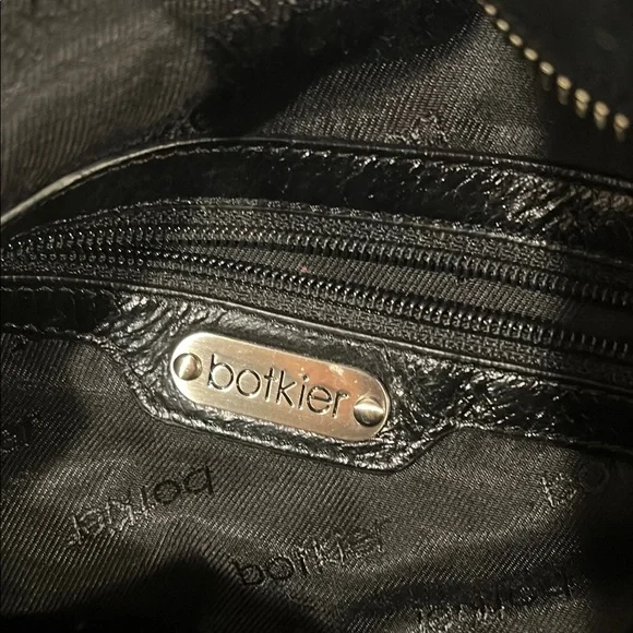 Botkier Black Slouchy Shoulder Bag with Studded Detail - Picture 2 of 8